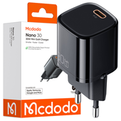 mcdodo szybka ładowarka sieciowa do telefonu zasilacz usb-c gan pd qc