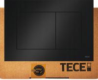 PRZYCISK PODWÓJNY SPŁUKUJĄCY DO STELAŻA PODTYNKOWEGO TECE NOW CZARNY POŁYSK