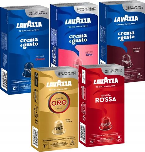 Kapsułki do Nespresso lavazza 5x10 sztuk na Arena.pl