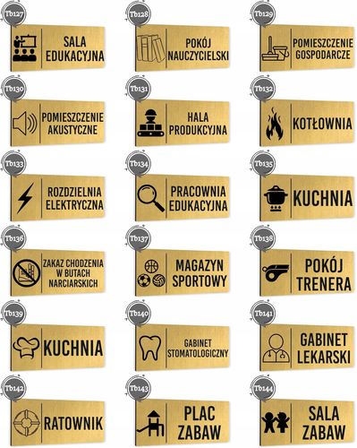 Tabliczka na drzwi znak napis Piktogram Tablica informacyjna Aluminium na Arena.pl