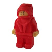 Cukrowy ludzik karate Ninja - figurka na tort - czerwony