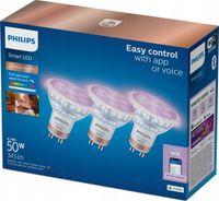 Żarówka LED GU10 4.7W = 50W RGB Inteligentna SMART WiFi WiZ Philips 3