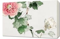 Obraz 60x40cm Tree Peony, Bijutsu Sekai Japoński Vintage do Salonu
