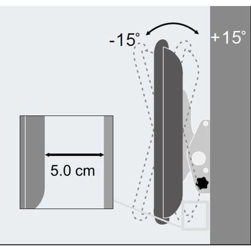 Uchwyt ścienny Techly 40"-65", 60kg slim na Arena.pl