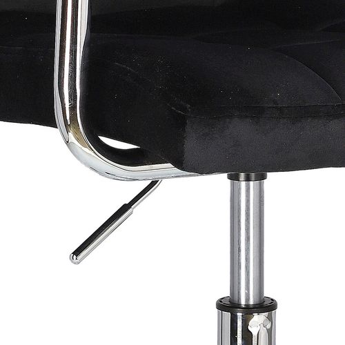 Fotel biurowy Cosmo Arm czarny velvet na Arena.pl