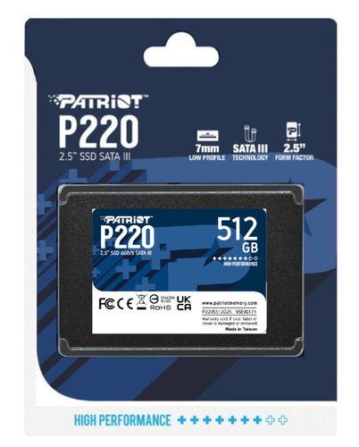SSD PATRIOT P220 512GB SATA3 2,5" na Arena.pl