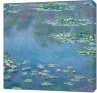 Obraz 70x70cm Water Lilies, Monet Vintage do Salonu