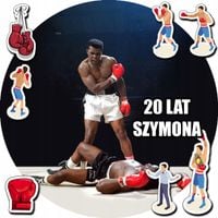 OPŁATEK NA TORT 30CM - BOKS BOKSERZY HOBBY + IMIĘ + GRATIS! 24CM 26CM