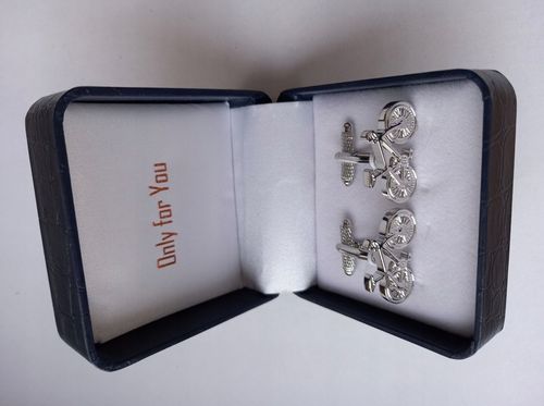 Modne spinki do mankietów Exciting Piękny Rower na Arena.pl