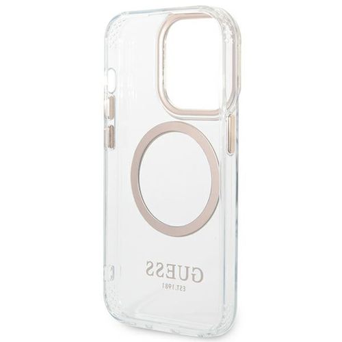 Etui Guess do iPhone 14 Pro, Złoty, MagSafe na Arena.pl