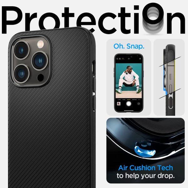 spigen mag armor magsafe iphone 14 pro max matte black zdjęcie 14