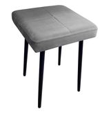 Taboret MAX MG17 szary podstawa czarna