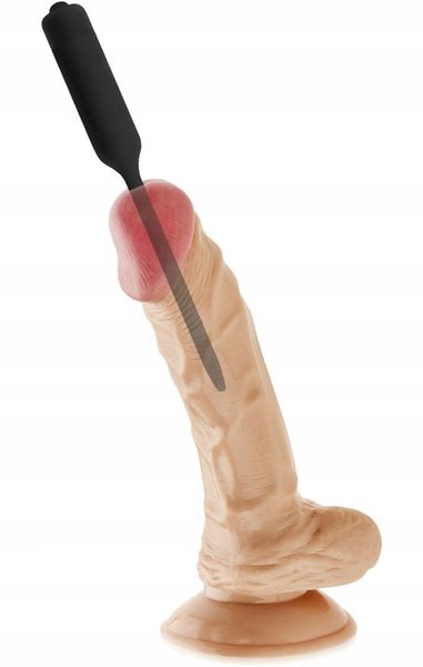 SILIKONOWY DILATOR Z WIBRACJAMI DO CEWKI MOCZOWEJ PROSTATY MASAŻER MĘSKI zdjęcie 2