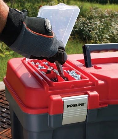 Narzędziowa skrzynka do przenoszenia aluminiowe zaczepy Proline na Arena.pl