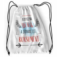 Plecak Dla Konsumenta Sportowy Szkolny Worek Torba Z Nadrukiem Ze Zdjęciem