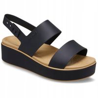Crocs Wygodne Damskie Buty Sandały Brooklyn Matte Low Wedge Sandal34-35