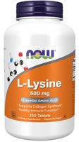 NOW FOODS L-Lizyna 500 mg (250 tabl.)
