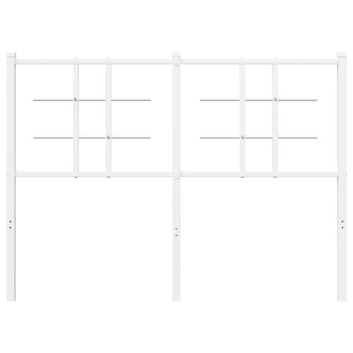 Metalowe wezgłowie, białe, 120 cm na Arena.pl