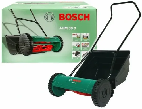 KOSIARKA RĘCZNA BĘBNOWA 38cm AHM 38G BOSCH + KOSZ na Arena.pl