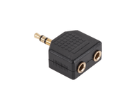 ZLA0294 Zlacze Jack 3.5/2x3.5 zlote NH552