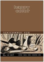 blok szkicowy eco, art, a4/80k 80g, happy a'5