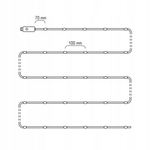 Inteligentne Lampki Świąteczne Choinkowe LED 10m Bluetooth SMART Aplikacja na Arena.pl