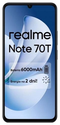 Smartfon realme Note 70T 4/256GB Obsidian Black na Arena.pl