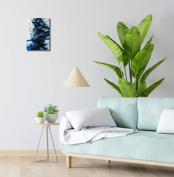 Obraz 20x30cm Samuraj w Błękicie zdjęcie 2