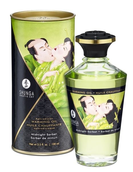 Shunga - Aphrodisiac Oil Midnight Sorbet 100 Ml zdjęcie 1