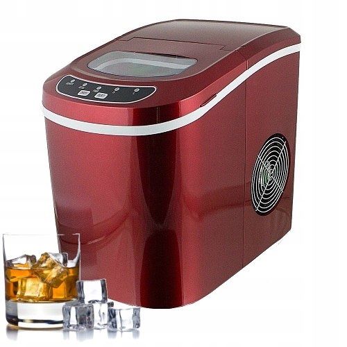 CZERWONA KOSTKARKA DO ROBIENIA KOSTEK LODU KOSTKI LÓD WYDAJNA zdjęcie 1