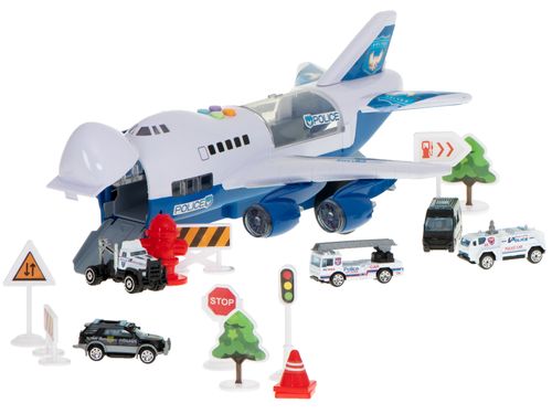 Transporter Samolot + 6 Aut Policja Bok/Przód na Arena.pl