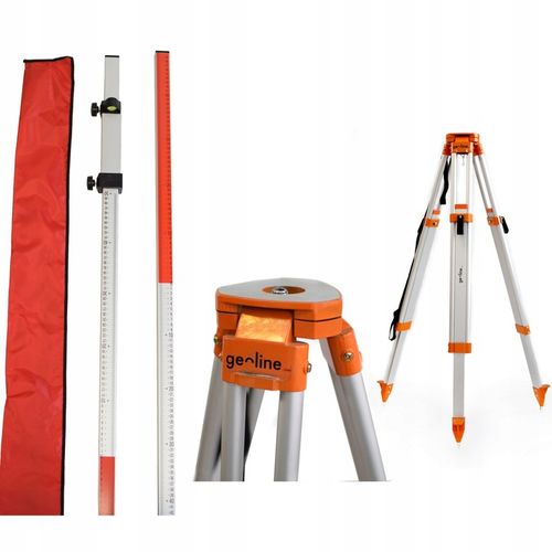 Statyw pod niwelator + łata laserowa 2,4m do niwelacji na Arena.pl