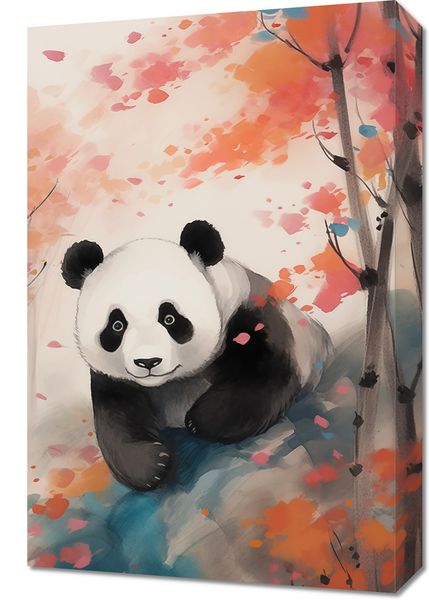 Obraz 40x60cm Panda wśród Klonów zdjęcie 1