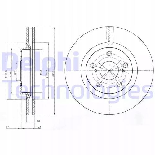 TARCZA HAM PRZOD 296X28 V na Arena.pl