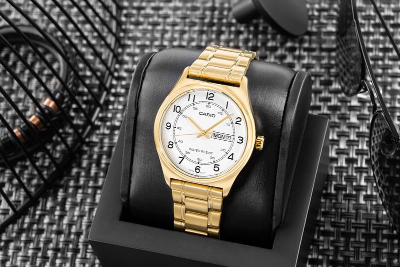 zegarek męski casio mtp-v006g-7budf + box zdjęcie 5