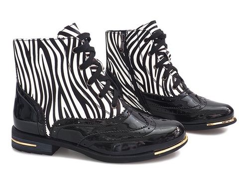 BOTKI ZEBRA 6722-1 CZARNY 36 na Arena.pl