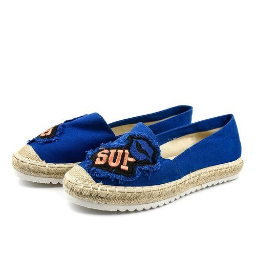 Granatowe espadryle L-1047 r.40 na Arena.pl