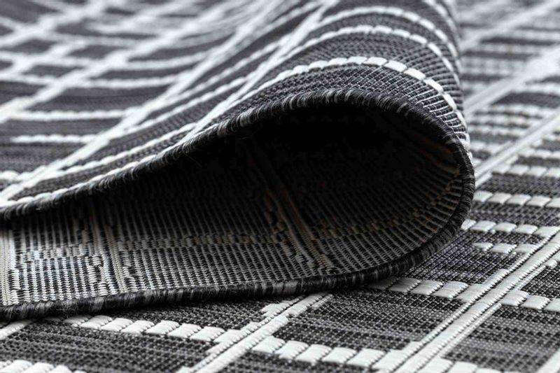 RUG/LU/VINEA/LINES/BLACK+CREAM/80x150 zdjęcie 6