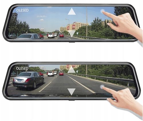 WIDEOREJESTRATOR JAZDY DOTYKOWY KAMERA COFANIA REJESTRATOR PRZÓD TYŁ MenuPL na Arena.pl