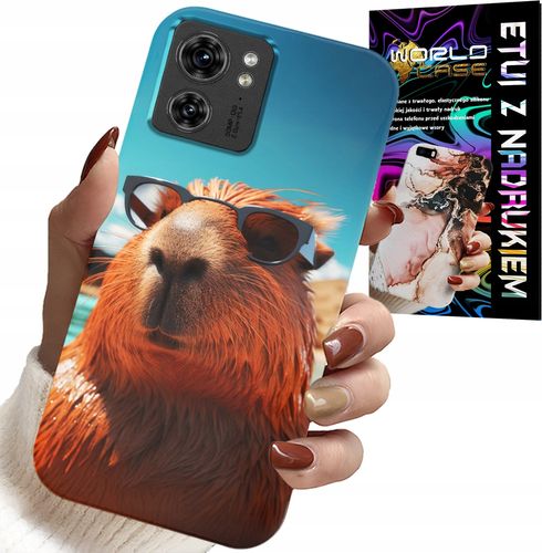 ETUI DO MOTOROLA EDGE 40 - SŁODKA KAPIBARA, CAPIBARA CASE + FOLIA na Arena.pl