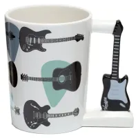 Kubek Gitara Elektryczna 250 ml - Prezent dla Gitarzysty