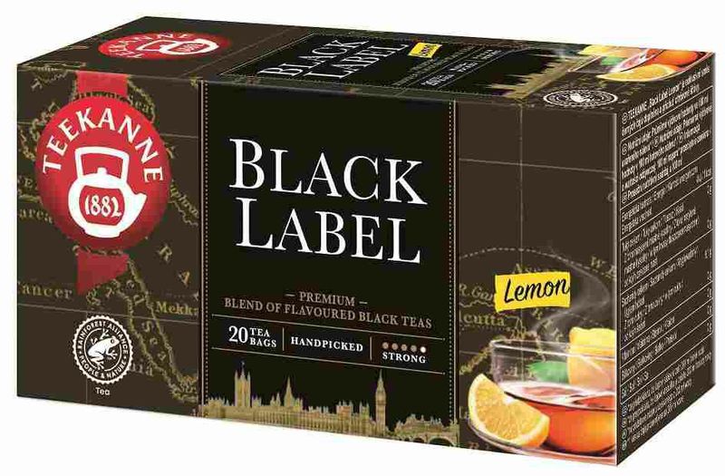 TEEKANNE Herbata Black Lemon Label 20tb zdjęcie 1