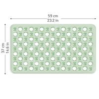 Antypoślizgowa mata do kąpieli 59X37 cm Winyl (PVC) Tatkraft Leman