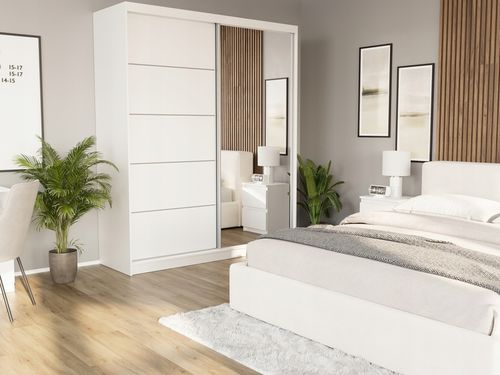 Szafa przesuwna Luna I 183 cm z lustrem na Arena.pl