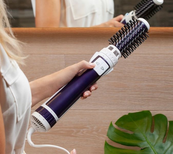 Lokówko-suszarka obrotowa 2w1 ROWENTA BRUSH ACTIV CF9530 nasadki 1000W zdjęcie 5