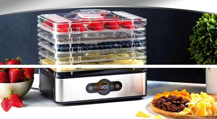 SUSZARKA DO GRZYBÓW OWOCÓW WARZYW SPOŻYWCZA DUŻA STALOWE SITA 500W ŻYWNOŚCI zdjęcie 11