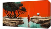 Obraz 50x30cm Ścieżka Wodnej Decyzji