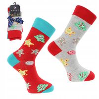 Skarpetki Świąteczne Męskie Bawełniane 2-PARY PREZENT NA ŚWIĘTA MORAJ 39-42