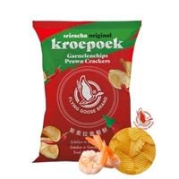 Chipsy ziemniaczane krewetkowe z sosem sriracha paprykowe chilli chrupki snacki prażynki 80g