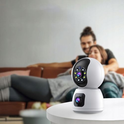 KAMERA MONITORUJĄCA BIAŁA 2,4G WIFI PTZ + 2 OBIEKTYWY 2MP na Arena.pl